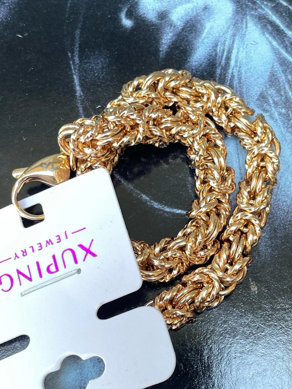 Elegant Gold Rope Link Bracelet - Classic Women's Jewelry XUPING